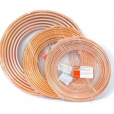 Катушка трубы медной трубки ASTM B280 Cu 3/8&quot; 50FT/крен C10920