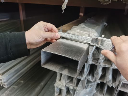 Трубка A312 декоративной нержавеющей стали прямоугольная отполировала 150mm