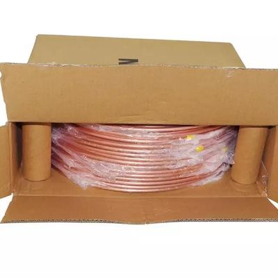 Катушка 150mm трубы медной трубки ASTM C12200 яркая для оборудования рефрижерации